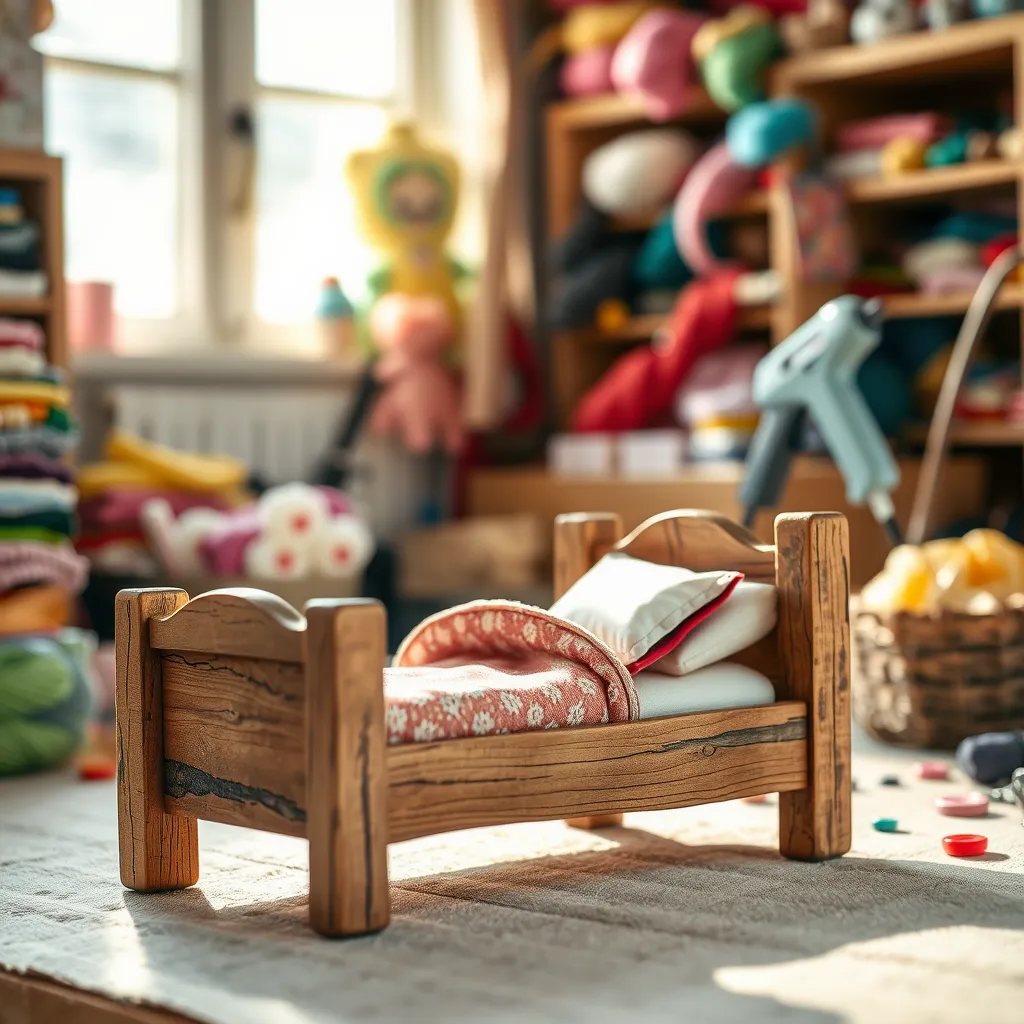 Łóżeczko dla lalek DIY - zrób je sam!