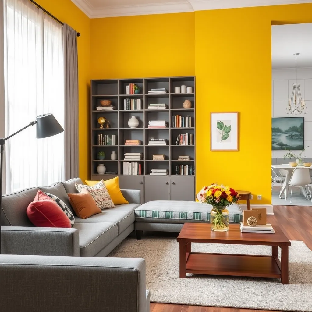 Żółty kolor na ścianach – z czym go łączyć?