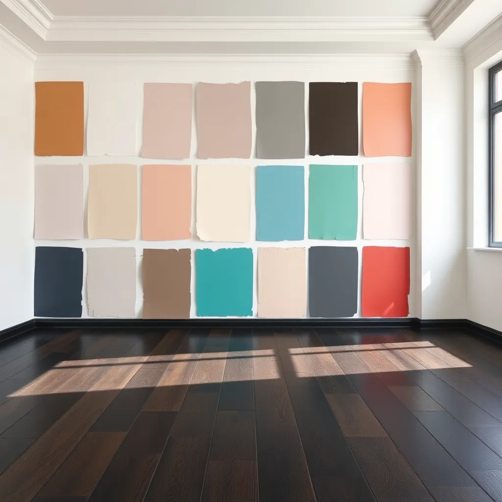 Dobór koloru ścian do ciemnej podłogi – praktyczne porady