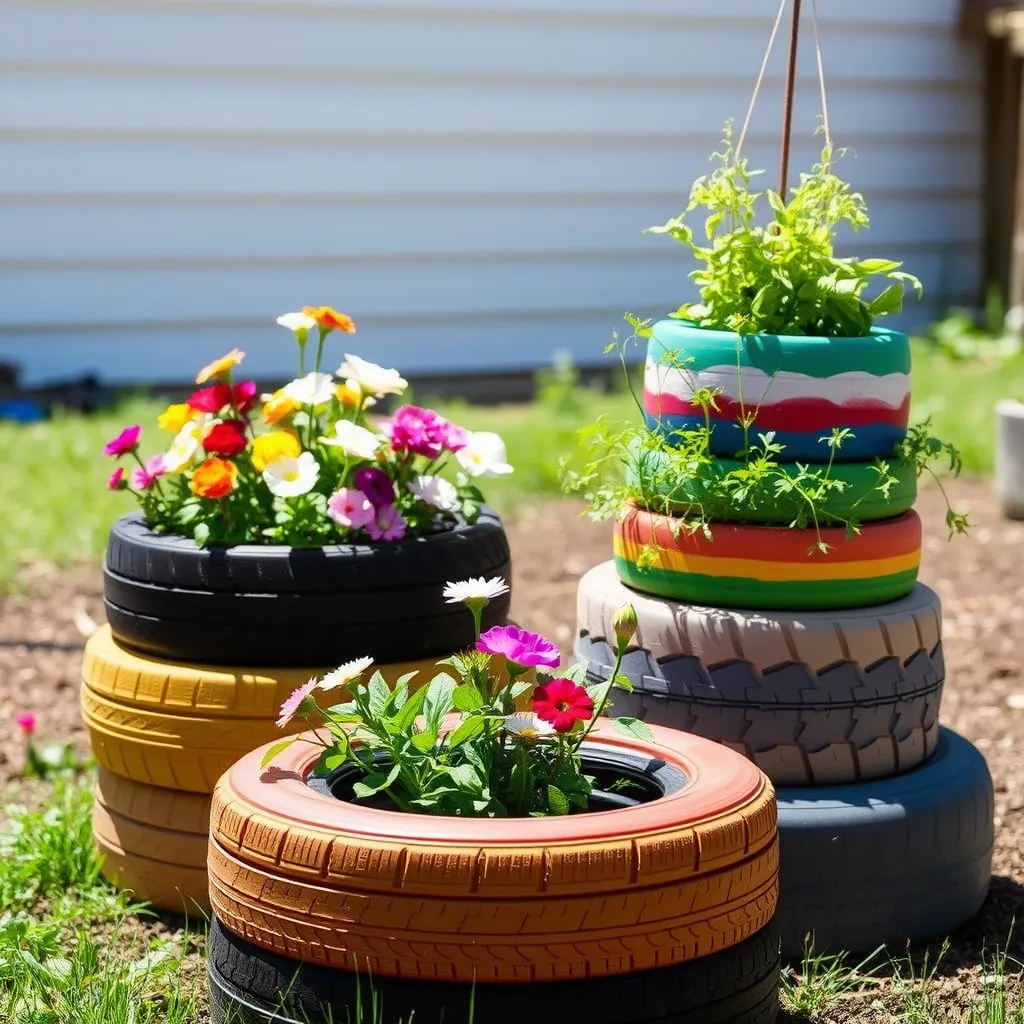 Co można zrobić z opon do ogrodu? Oryginalne pomysły