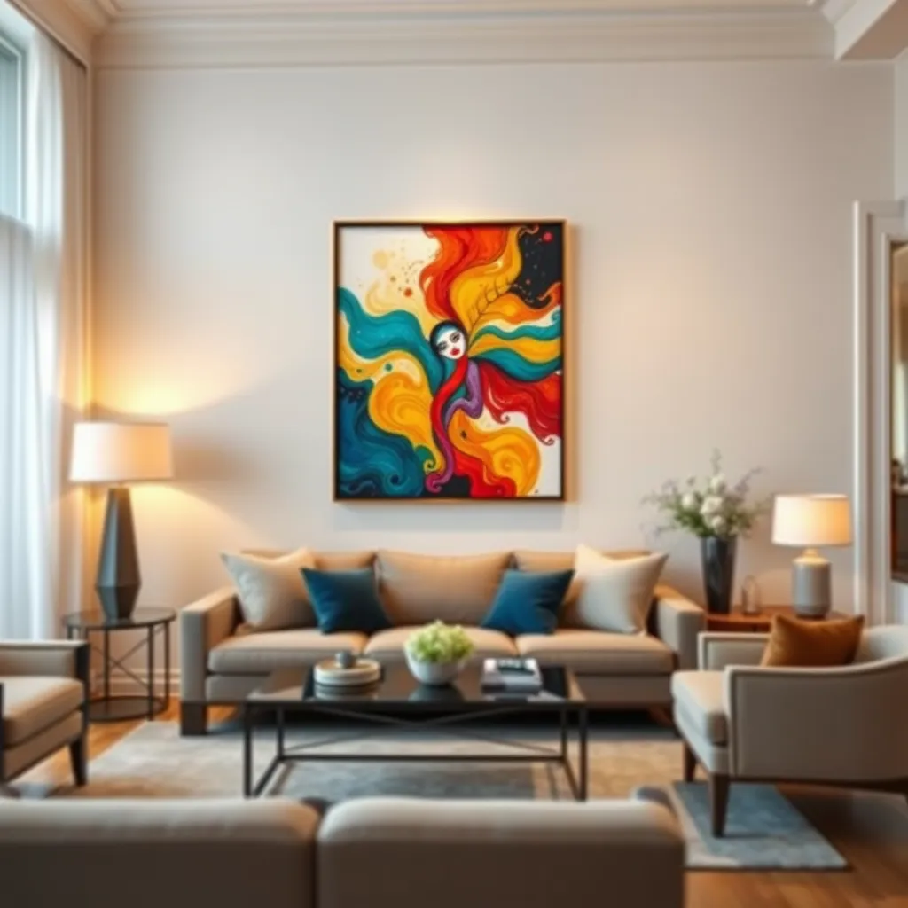 Sztuka w domu - jak wybrać obraz do salonu?