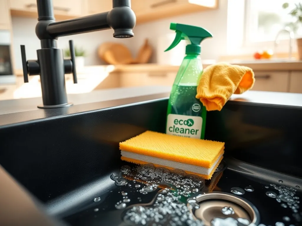 Czym wyczyścić czarny zlew? Sprawdzone metody i porady