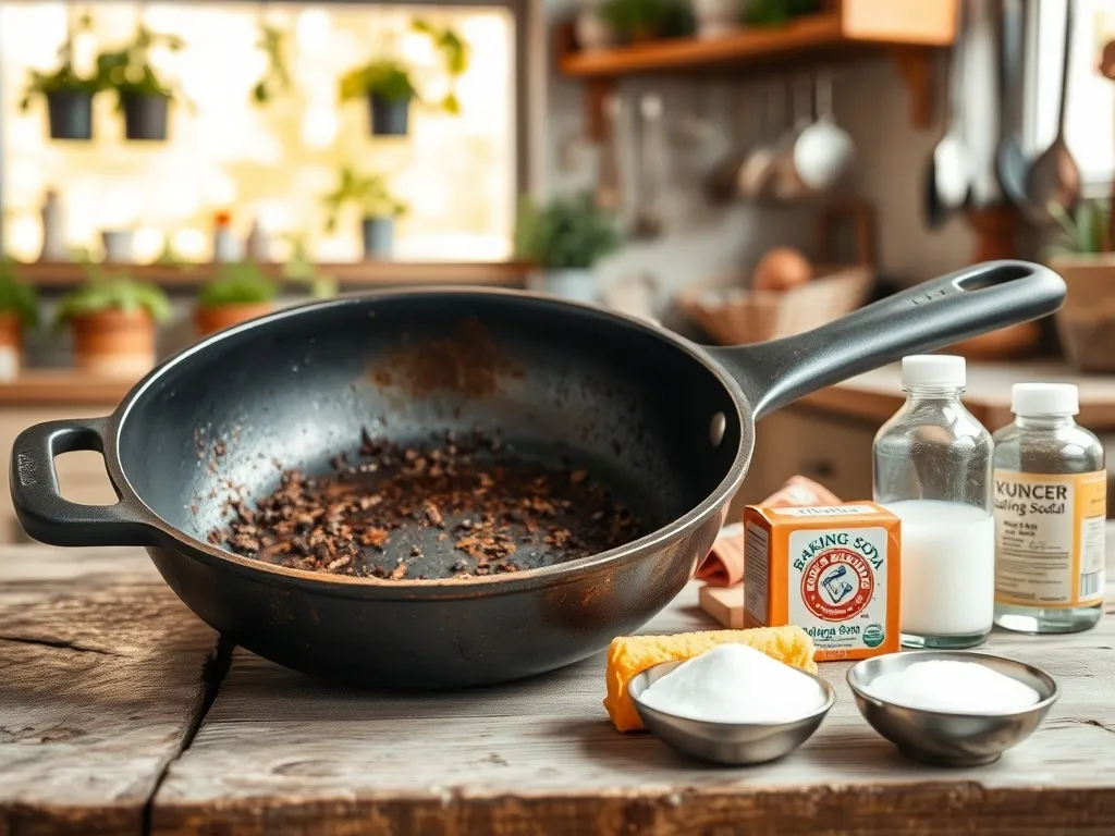 Czym wyczyścić przypaloną patelnię? Sprawdzone metody i porady