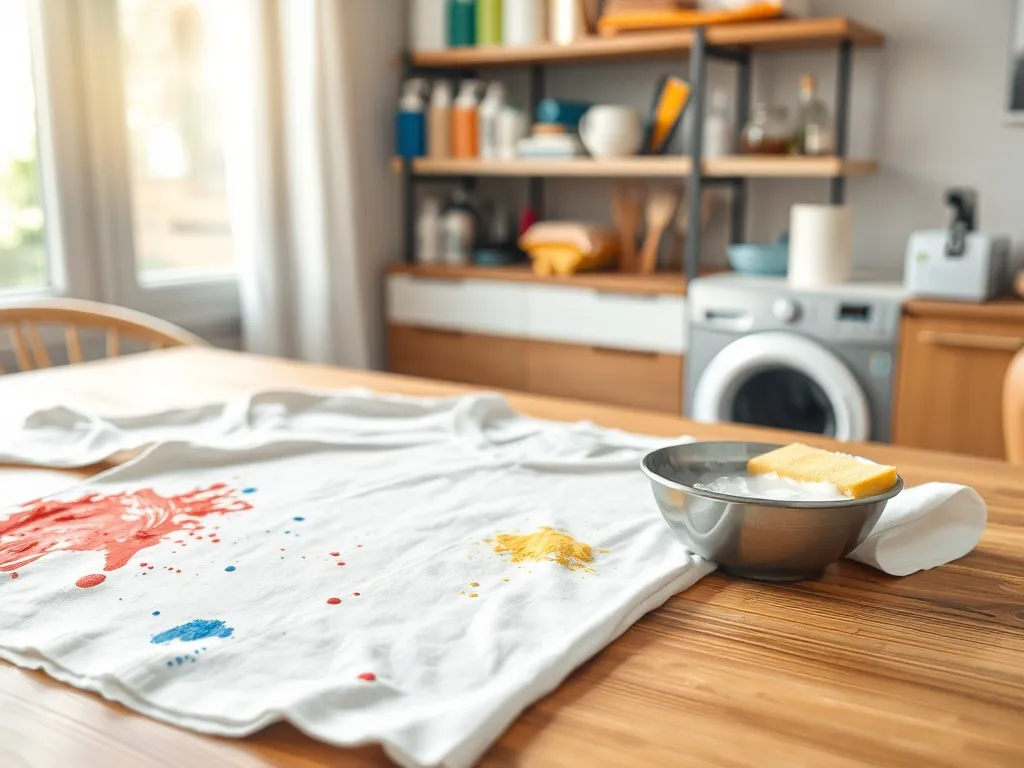 Jak zmyć farbę z ubrań? Sprawdzone metody na każdą plamę